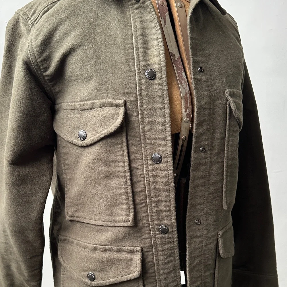 Filson Olive Utility Field Jacket Chore Coat Gorpcore Size M - Picture 4 of 11